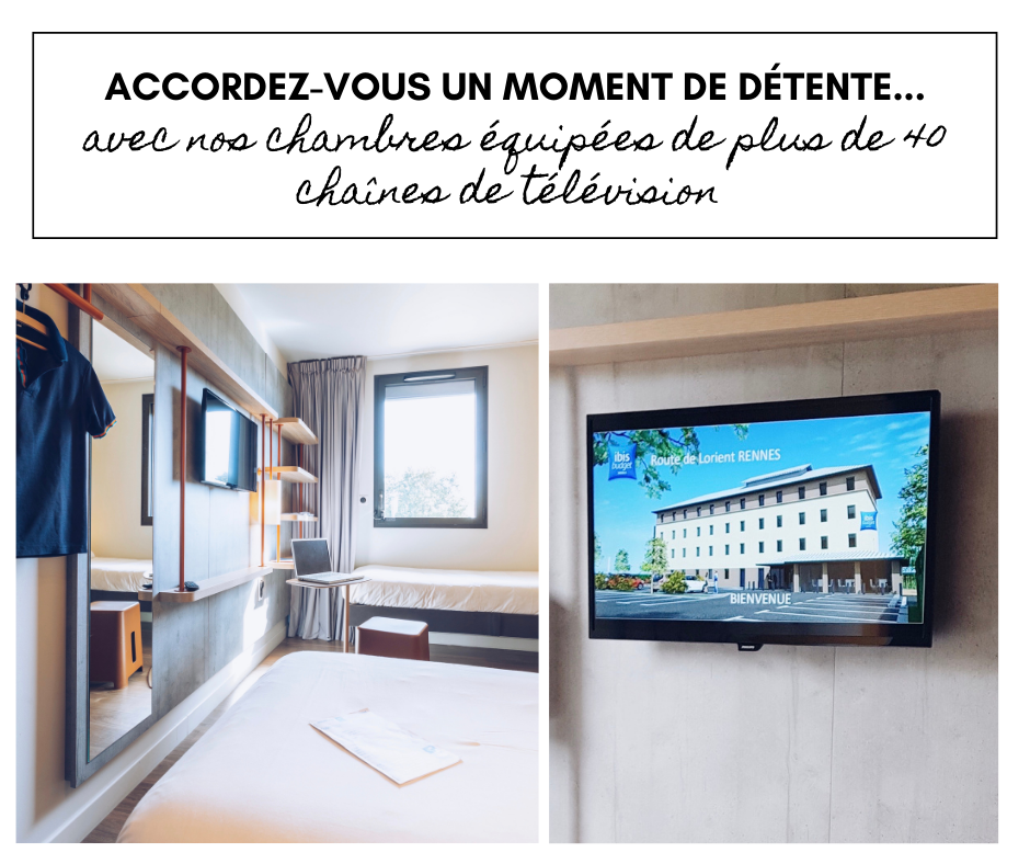 Notre équipement TV - Hôtel à Rennes