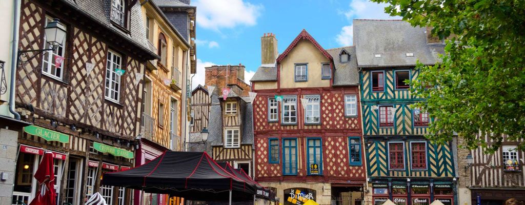 Maisons à colombage à rennes centre-ville